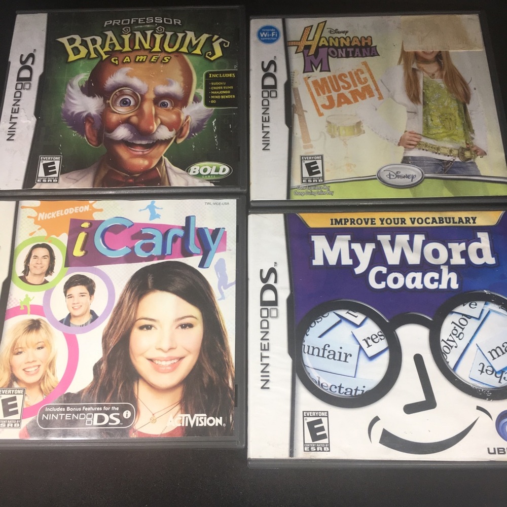 Lot of 8 Nintendo DS Games mostly Kids Titles